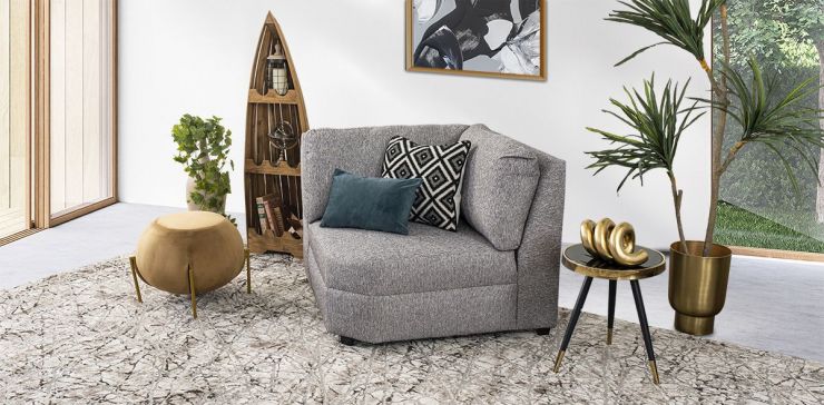 Sillón Esquinero Gea Sirius Acero