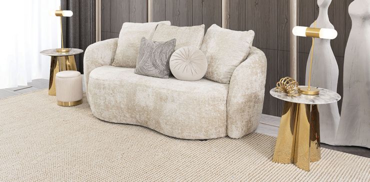 Sofá 2 Plazas Cornelia CL Beige