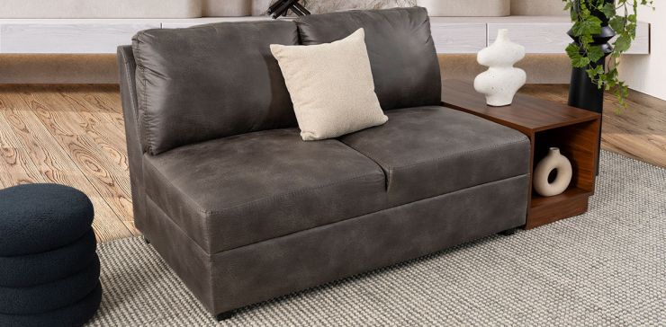 Sofá 2 Plazas Gea New Montana Gris