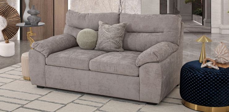 Sofá 3 Plazas Milos Gris