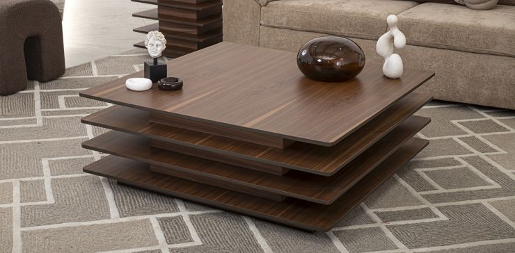 Mesa De Centro Navi Café Nogal