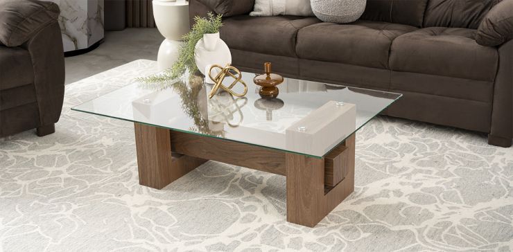 Mesa De Centro Rectangular Wonder Café