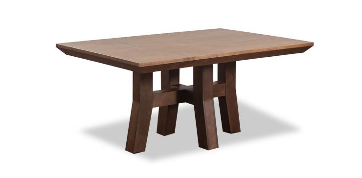 Mesa Comedor Rectangular Kansas 160 X 110 Cm Café