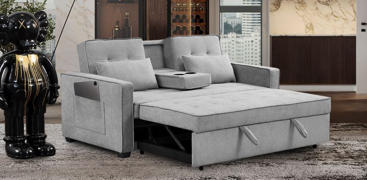 Sofá Cama Nico Gris