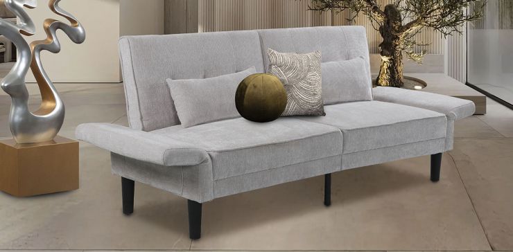 Sofá Cama Multiposición Noir Gris