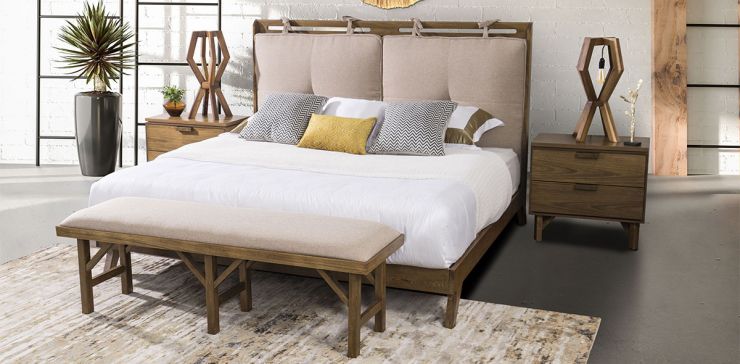 Cama King Size Akumal Castaño