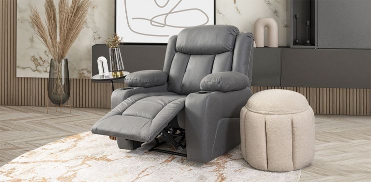 Sillón Reclinable Max Gris