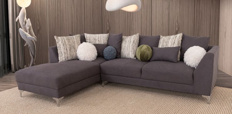Sala En L Izquierda Alexia Gris Smoke