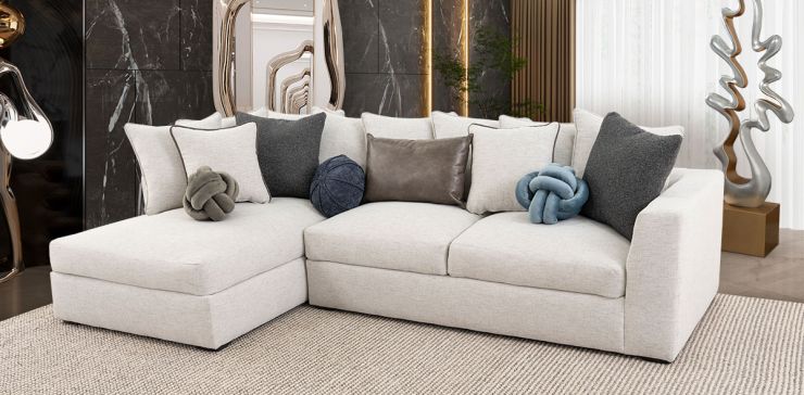 Sala Modular Izquierda Piero CL Gris