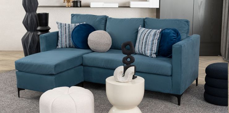 Sala Modular Omega Promo Azul Indigo