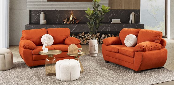 Sala Bruselas New Calabaza 2 Piezas
