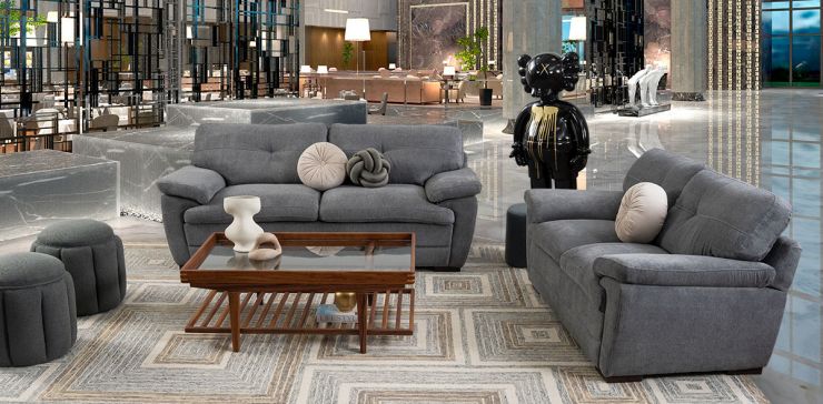 Sala Jerry Promo Gris (Boal) 2 Piezas