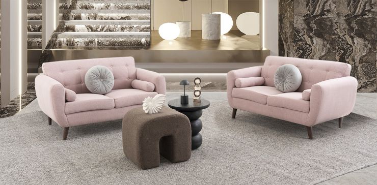 Sala Monet Rose 2 Piezas 