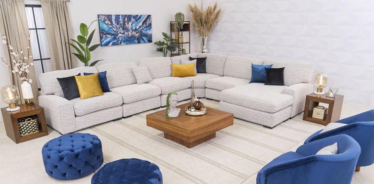 Sala Creta Plus Moka 6 Piezas