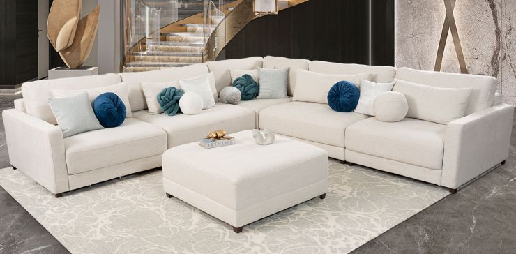 Sala Eland CL Blanco 5 Piezas