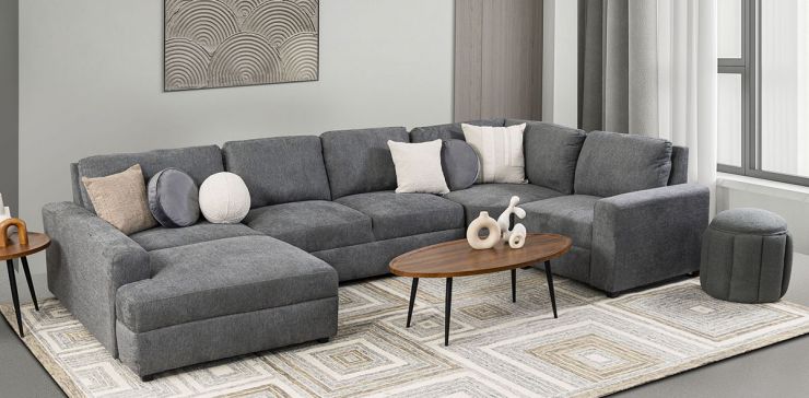 Sala Elite II Gris Charcoal 4 Piezas  