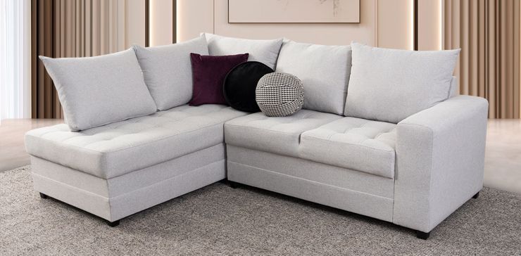 Sala Modular Izquierda Sofía Plata 