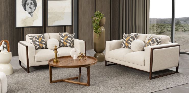 Sala Avino Beige 2 Piezas (Boal) 