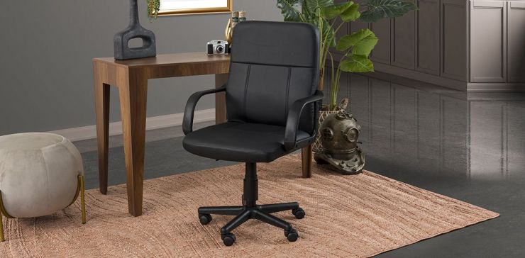 Silla De Oficina Steven Negro