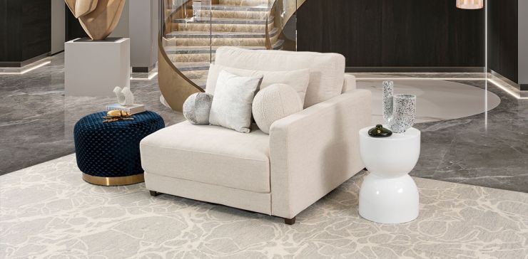 Sillón Brazo Derecho Eland CL Blanco
