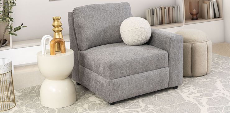 Sillón Elite II Gris Claro