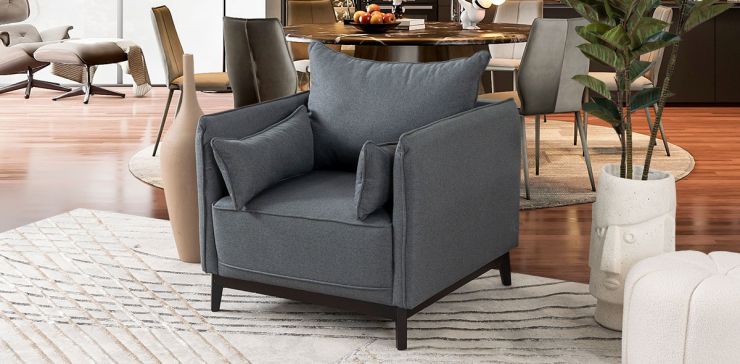 Sillón Boston Gris