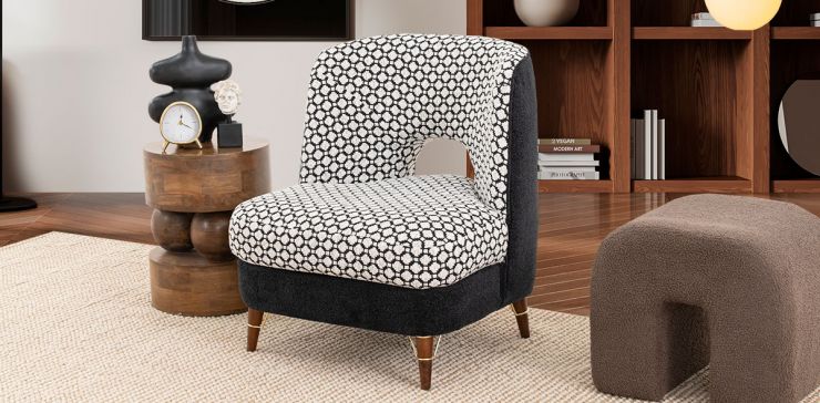 Sillón Ocasional Nero Domino Negro   