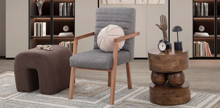 Sillón Ocasional Orissa Gris