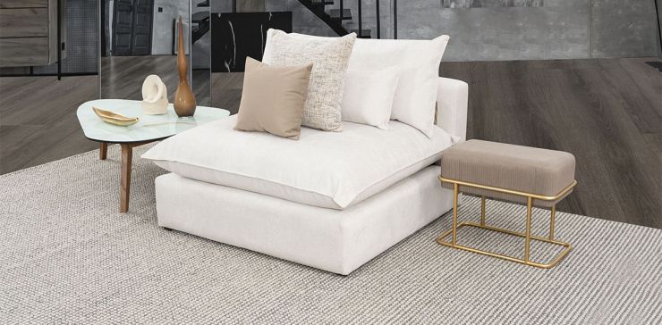 Sillón Sin Brazo Macca Blanco