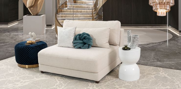 Sillón Sin Brazo Eland CL Blanco