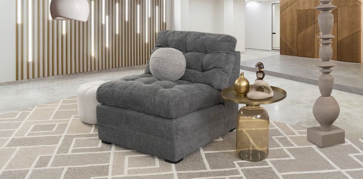 Sillón Sin Brazos Morrison New Gris