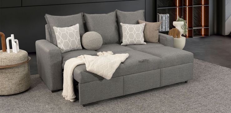 Sofá Cama Toronto New Gris