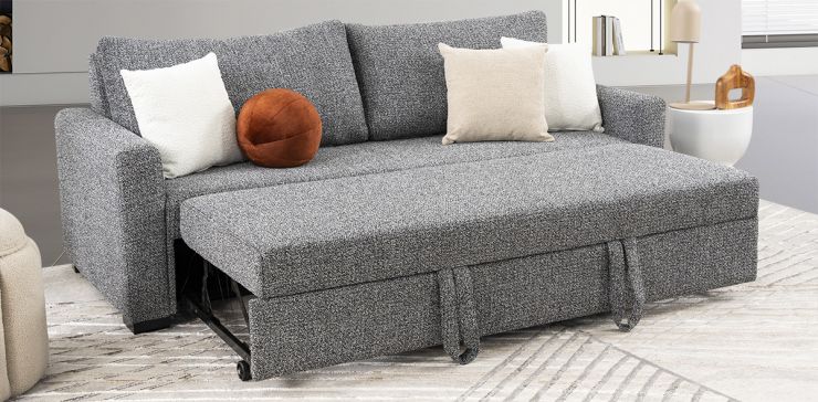 Sofá Cama Alba II Gris