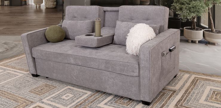 Sofá Cama Nico Gris