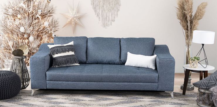 Sofá 3 Plazas Marruecos Azul Navy