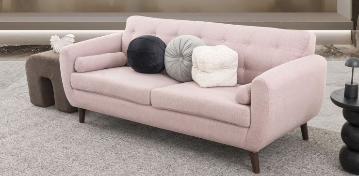 Sofá 3 Plazas Monet Rose