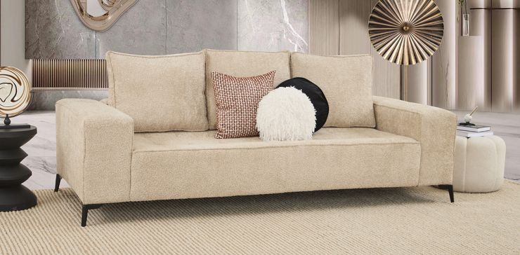 Sofá 3 Plazas Narvik Beige