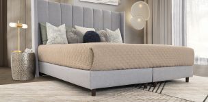 Base De Cama King Size Merea Plata