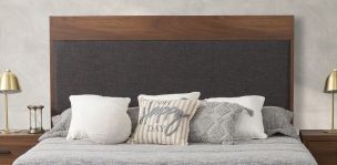 Cabecera King Size Contempo Parota Gris
