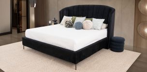 Cama King Size Anika Negro