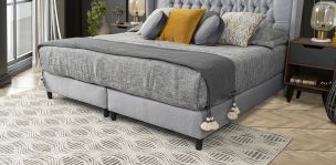 Base De Cama King Size Estela Plata 