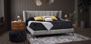 Cama King Size Samba Gris 
