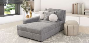 Sillón Largo Elite II Gris Claro