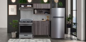 Cocina Sicilia Gris 180 cm
