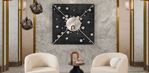 Espejo Decorativo Tix Negro