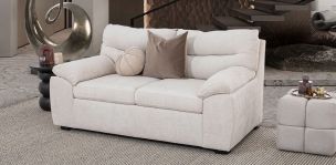 Sofá 2 Plazas Milos Blanco