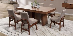 Comedor Odette con 6 Sillas Arena