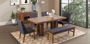 Comedor Marbella Parota 6 Pzs