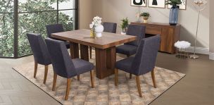 Comedor Marbella Parota 7 Pzs