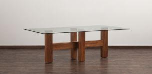 Mesa Comedor Rectangular Praga Cristal Tzalam